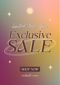 Limited-Time Sale Poster