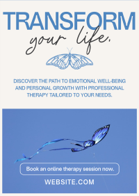 Modern Therapy Consultation Poster