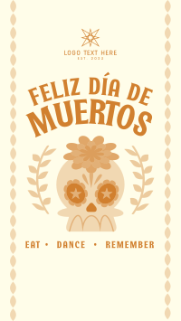 Dia de los Muertos Greeting YouTube Short