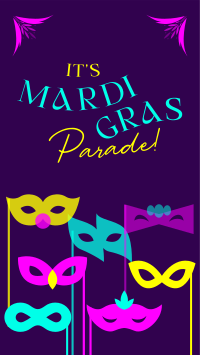 Mardi Gras Masks YouTube Short