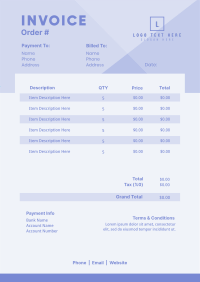 Corporate Minimalist Invoice Image Preview