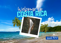 Paradise At Costa Rica Postcard