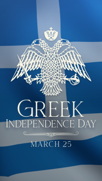 Traditional Greek Independence Day Facebook Story