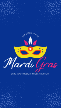 Mardi Mask Facebook Story