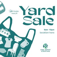 Decluttering Yard Sale Instagram Post Image Preview