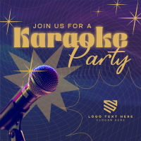 Karaoke Party Instagram Post Design