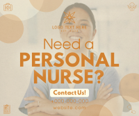 Modern Personal Nurse Facebook Post Image Preview