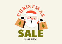 Christmas Sale Postcard