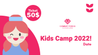 Cute Kids Camp Facebook Event Cover