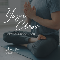 Join Yoga Class Linkedin Post