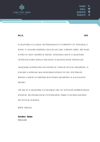 Digital Tech Letterhead