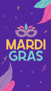 Mardi Gras Celebration Instagram Story