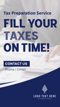 Fill Your Taxes Instagram Story