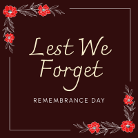 Remembrance Day Instagram Post