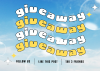 Quirky Giveaway Promo Postcard