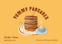 Delicious Breakfast Pancake  Postcard