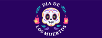 Day of the Dead Badge Facebook Cover