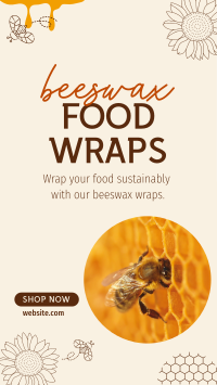 Beeswax Food Wraps Instagram Reel Image Preview