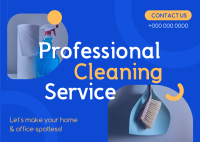 Spotless Cleaning Service Postcard