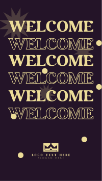 Welcome Shapes Instagram Story Design