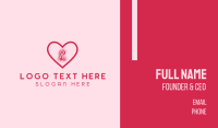 Valentine Business Card example 2
