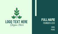 Green Eco Garden Plant Business Card Design
