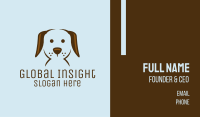Pet Puppy Dog Face Business Card