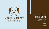 Pet Puppy Dog Face Business Card