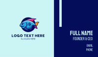Colorful Fish  Business Card