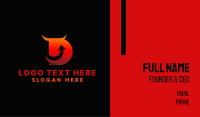 Red Devil Business Card example 4