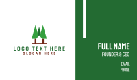 Forest Cabin Home Business Card Design