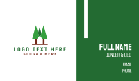 Forest Cabin Home Business Card