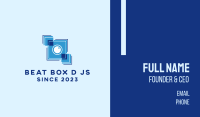 Blue Box Camera  Business Card Image Preview