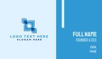 Blue Box Camera  Business Card