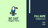Tropical Toucan Bird Business Card