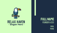 Tropical Toucan Bird Business Card
