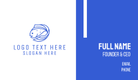 Blue Fish Seafood Business Card Design