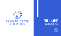 Blue Fish Seafood Business Card Image Preview