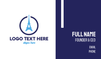 Eiffel Circle Business Card Design