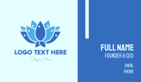 Fish Lotus Business Card Design