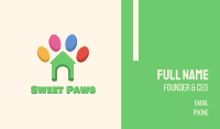Animal Shelter Paw Business Card Image Preview