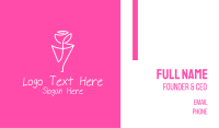 Valentines Business Card example 3