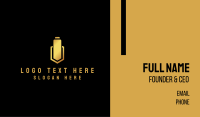 Gold Tower Business Card example 2