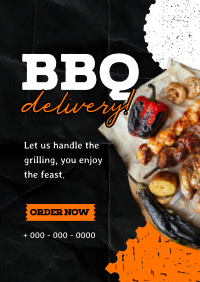 BBQ Delivery Flyer Design