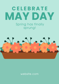 Celebrate May Day Poster