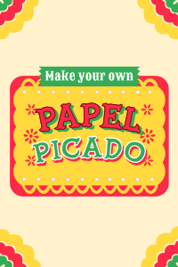 Papel Picado DIY Pinterest Pin Image Preview