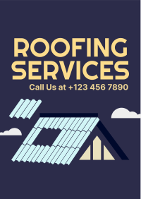 Residential Roof Repair Flyer