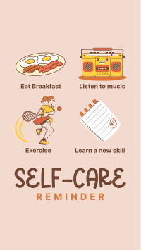 Self-Care Tips Facebook Story