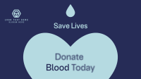Minimalist Blood Donation Animation