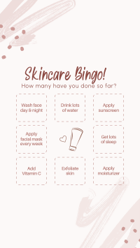 Skincare Tips Bingo Facebook Story Image Preview